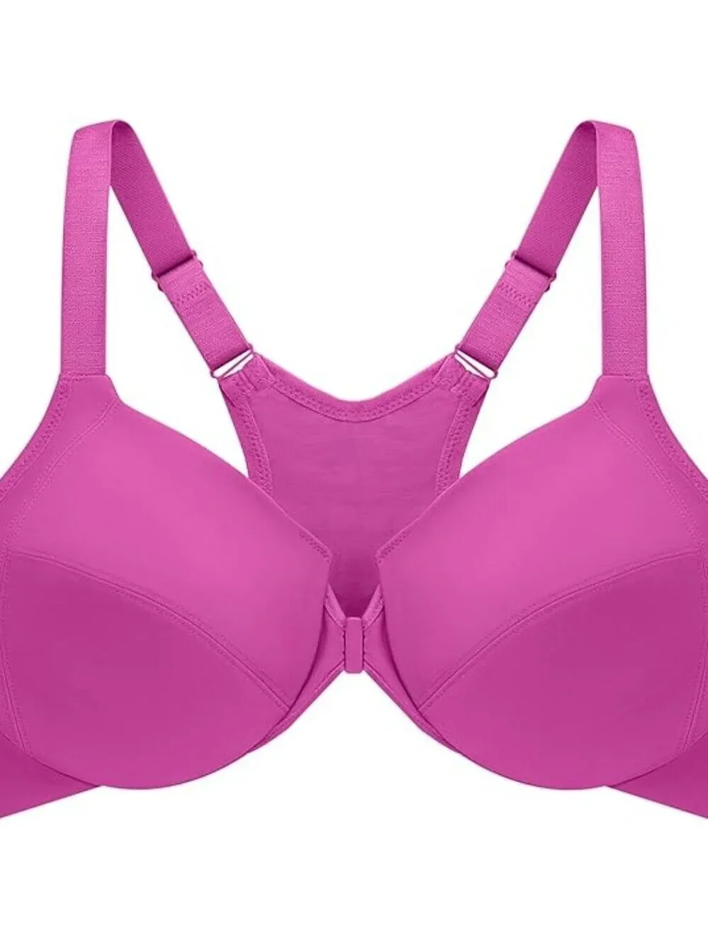 ✨ Glamorise 1247 Plus Size Front-Closure Wonderwire Bra Underwire 42C. NWOT